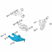 OEM 2019 Infiniti QX80 Rear Suspension Front Lower Link Complete Diagram - 551A0-5ZA1A