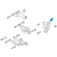 OEM 2021 Infiniti QX80 Bush-Upper Link Diagram - 55157-7S000