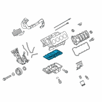 OEM 2017 Ford Mustang Gasket Diagram - BR3Z-6710-A