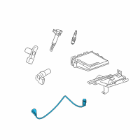 OEM Lincoln Knock Sensor Diagram - 3M8Z-12A699-AA