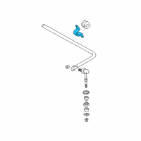 OEM 1999 Toyota Celica Stabilizer Bar Bracket Diagram - 48824-12040