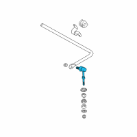 OEM Toyota MR2 Spyder Stabilizer Link Diagram - 48820-17050