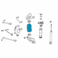 OEM 2021 Lexus IS300 Spring, Coil, RR Diagram - 48231-53301