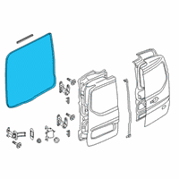 OEM 2018 Ford Transit Connect Weatherstrip On Body Diagram - DT1Z-61404A06-G