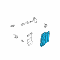 OEM 2011 Nissan Armada Engine Control Module Diagram - 23710-ZV50A