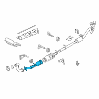 OEM 2009 Ford F-350 Super Duty Catalytic Converter Diagram - 9C3Z-5H267-B