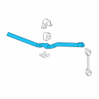 OEM 2008 Cadillac STS Stabilizer Bar Diagram - 25771335