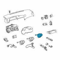 OEM 2012 Toyota Corolla Dash Control Unit Diagram - 55901-02030