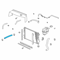 OEM 2004 Saturn Vue Upper Hose Diagram - 22685159