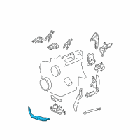 OEM 2002 Pontiac Montana Bracket-Engine Mount Diagram - 10325272