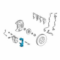 OEM 2004 Chrysler Crossfire Adapter-Disc Brake CALIPER Diagram - 5139217AA