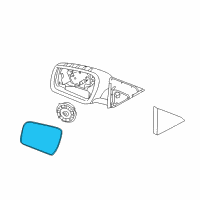 OEM 2011 Kia Soul Outside Rear Mirror & Holder, Right Diagram - 876212K000