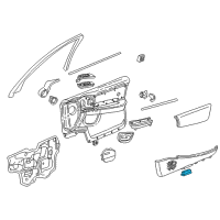 OEM 1997 Buick Park Avenue Courtesy Lamp Diagram - 88953897