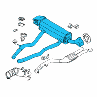 OEM BMW Z4 REAR MUFFLER WITH EXHAUST FL Diagram - 18-30-9-895-674