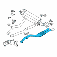 OEM 2022 BMW Z4 FRONT MUFFLER Diagram - 18-30-7-934-417