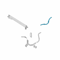 OEM 2009 Kia Sedona Hose Assembly-Oil Cooler Diagram - 254204D900