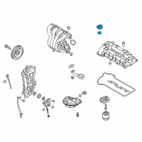 OEM 2020 Kia Niro Cap-Oil Filler Diagram - 2651026640