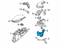 OEM 2021 Toyota Mirai Lower Cover Diagram - 82663-62040