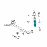 OEM 2002 Toyota Prius Coil Spring Diagram - 48231-47040