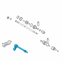 OEM 2014 Kia Forte Koup Bearing Bracket & Shaft Diagram - 49560A7400