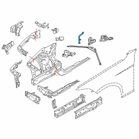 OEM 2016 BMW 435i Gran Coupe Strut, Partition Wall Diagram - 51-61-7-326-244