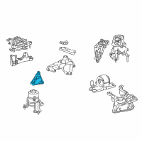 OEM 2021 Lexus ES350 Bracket, Engine Mount Diagram - 12311-0P160