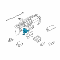 OEM 2003 Nissan Xterra Clock Spring Diagram - 25554-2Z686