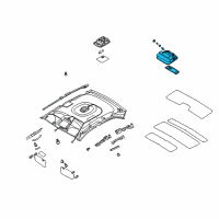 OEM Kia Lamp Assembly-Map Diagram - 928702F000IM