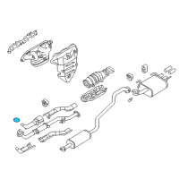 OEM 2000 Nissan Xterra Gasket-Exhaust Diagram - 20691-57E01