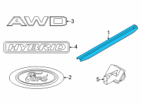 OEM Ford Maverick MOULDING Diagram - NZ6Z-6041018-A