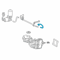 OEM 2019 Lexus ES300h Hose, Brake ACTUATOR Diagram - 44571-33150