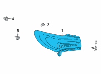 OEM 2022 Buick Envision Tail Lamp Assembly Diagram - 84963651