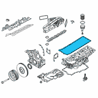 OEM 2021 BMW M760i xDrive Oil Pan Gasket Diagram - 11-13-8-651-107