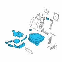 OEM 2006 Infiniti Q45 Cushion Assembly - Front Seat Diagram - 87350-AT620