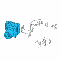 OEM Kia Spectra Hydraulic Unit Assembly Diagram - 0K2NA437A0