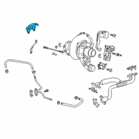 OEM Chevrolet Turbocharger Gasket Diagram - 12687166
