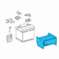 OEM Toyota Prius Prime Battery Box Diagram - 28899-37060