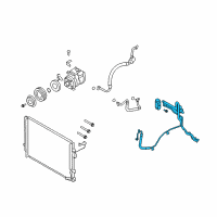 OEM Kia Borrego Suction & Liquid Tube Assembly Diagram - 977602J100