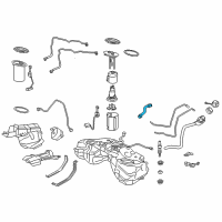 OEM 2016 Lexus RC200t Hose, Fuel Tank To Filler Pipe Diagram - 77213-30210