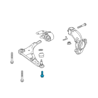 OEM Acura Bolt, Flange 14X34 Diagram - 90186-TZ5-A00