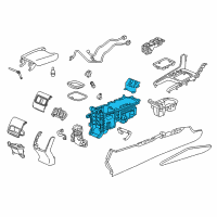 OEM 2020 Honda Accord Box Assy., Console Diagram - 83451-TVA-A21