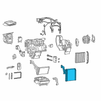 OEM 2018 Jeep Cherokee Air Conditioning Diagram - 68223040AB