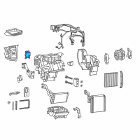 OEM 2021 Jeep Cherokee Actuator-A/C And Heater Diagram - 68223058AB