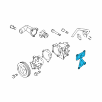 OEM Hyundai Gasket-Water Pump Diagram - 25130-2C400