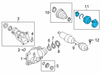 OEM 2021 BMW M340i REPAIR KIT BELLOWS, EXTERIOR Diagram - 31-60-8-488-705