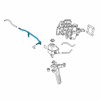 OEM 2015 Lexus ES300h Tube, Brake ACTUATOR Diagram - 44551-33072