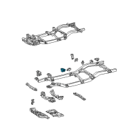 OEM Toyota Tacoma Mount Bracket Diagram - 51705-35170