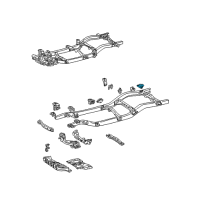 OEM 2002 Toyota Tacoma Bracket Sub-Assembly, Sp Diagram - 48405-35030