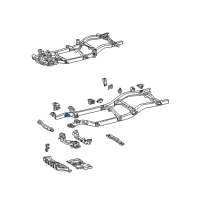 OEM 1999 Toyota Tacoma Support Stabilizer Diagram - 51401-35310