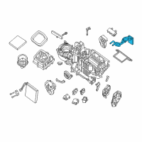 OEM Nissan Frontier Core Assy-Front Heater Diagram - 27120-EA010